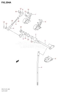 DF70 From 07001F-880001 (E01 E40)  2008 drawing CLUTCH SHAFT