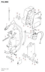 DT40 From 04005K-210001 ()  2012 drawing IGNITION (DT40WR:P40)