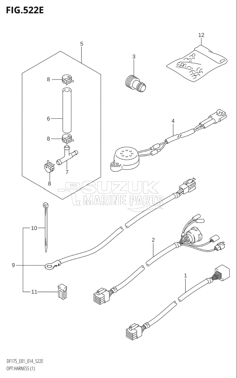 OPT:HARNESS (1) (DF150Z:E01)