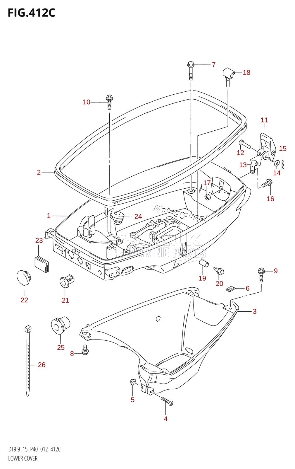 LOWER COVER (DT9.9K:P36)