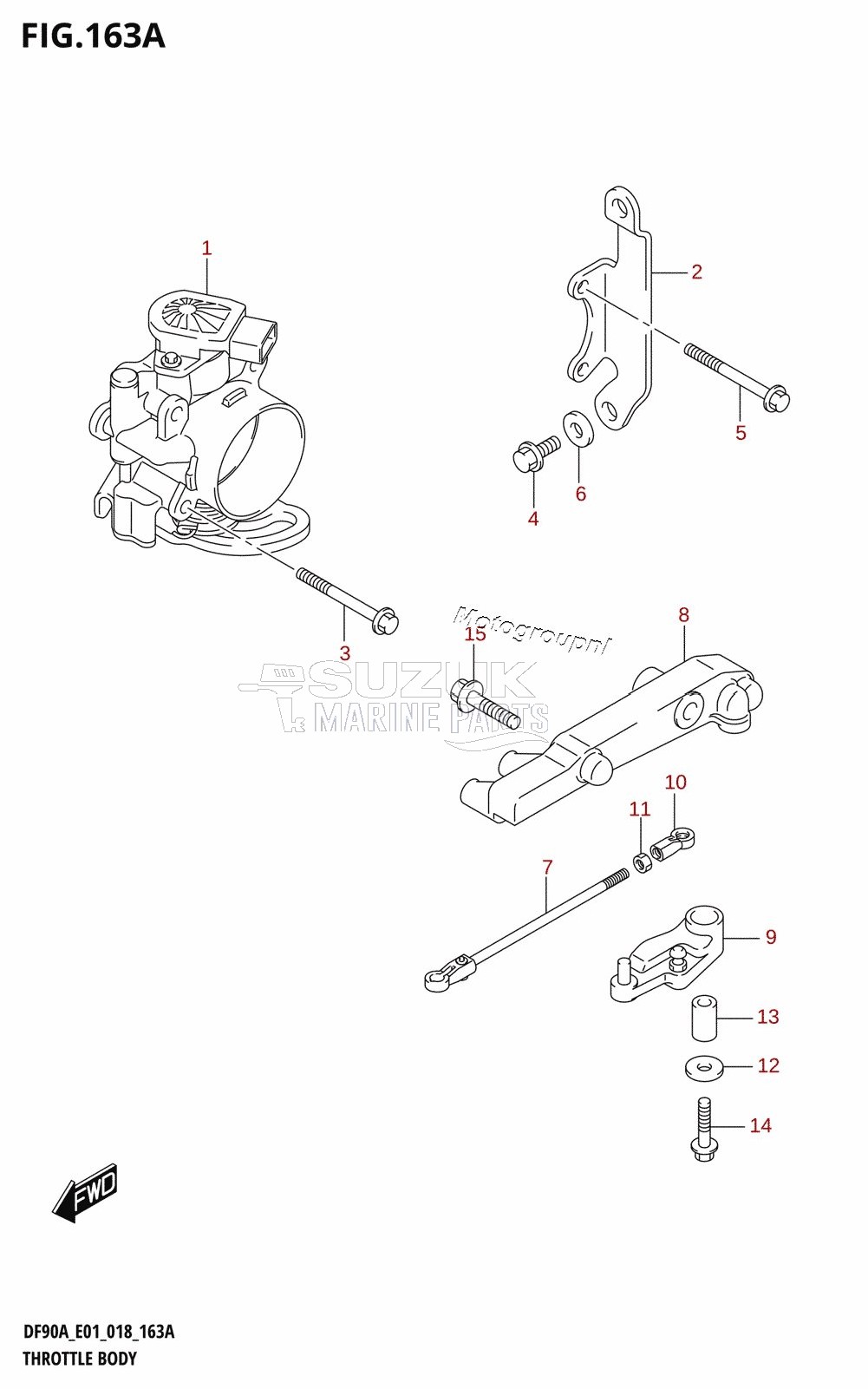 THROTTLE BODY (DF70A,DF80A,DF90A)