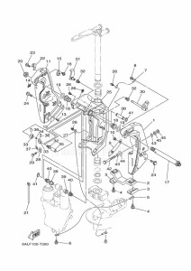 FL225BETX drawing FRONT-FAIRING-BRACKET