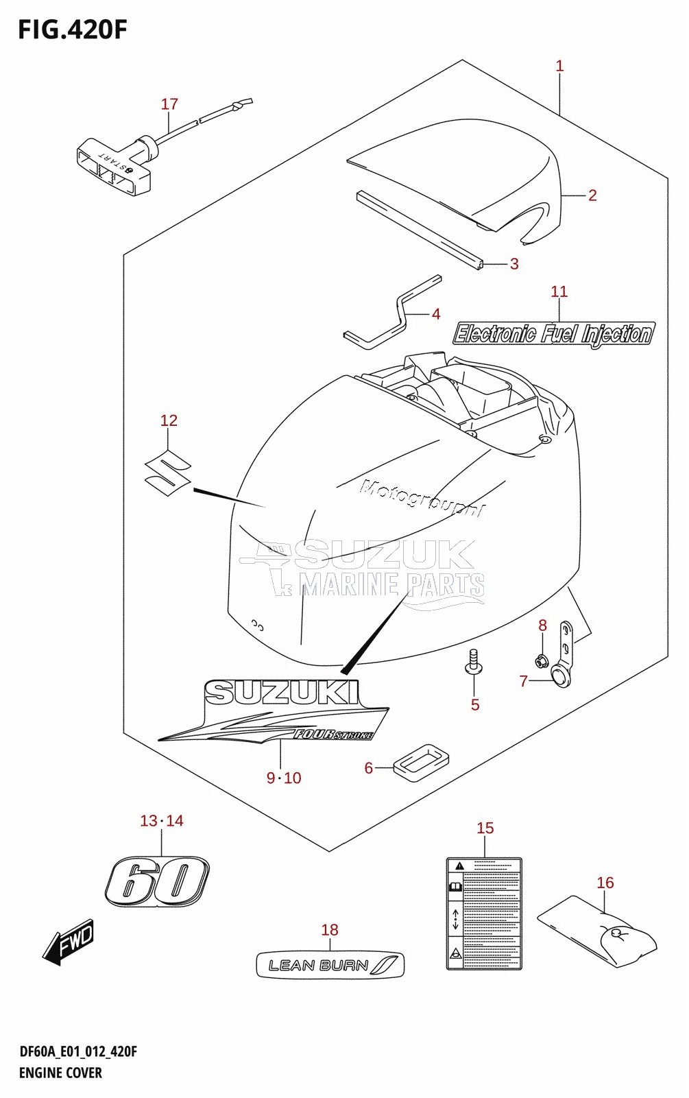 ENGINE COVER (DF60A:E01)