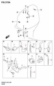 DF350A From 35001F-140001 (E11)  2021 drawing SENSOR (DF350A,DF325A,DF300B)