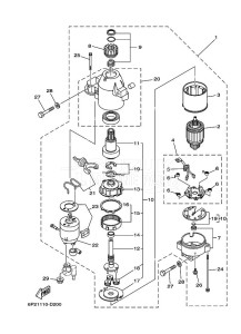 FL225B drawing STARTER-MOTOR