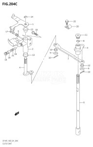 14001Z-251001 (2002) 140hp E01-Gen. Export 1 (DF140ZK2) DF140 drawing CLUTCH SHAFT (K6,K7,K8,K9,K10,011)