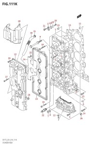 DF150ZG From 15002Z-410001 (E40)  2014 drawing CYLINDER HEAD (DF175T:E40)