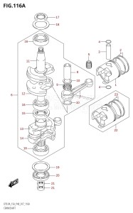 DT9.9A From 00993K-710001 (P36 P40)  2017 drawing CRANKSHAFT