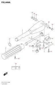 DF6 From 00602F-510001 (P03)  2015 drawing TILLER HANDLE