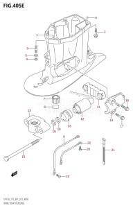 DF175Z From 17502Z-210001 (E01 E40)  2012 drawing DRIVE SHAFT HOUSING (DF175T:E01)