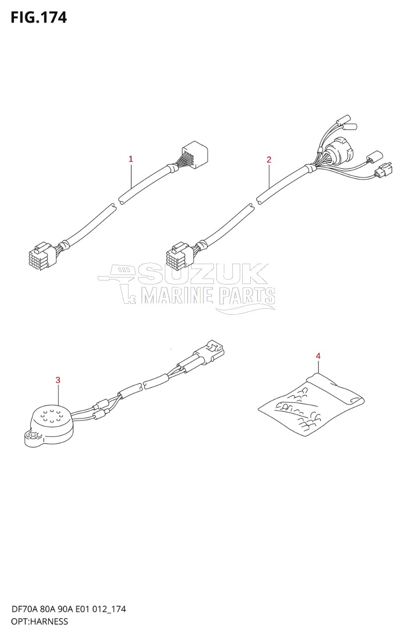 OPT:HARNESS (DF80A E40)