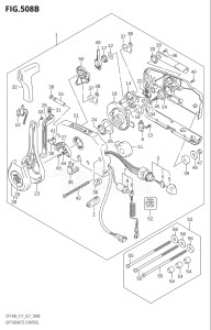 11503Z-040001 (2020) 115hp E11 E40-Gen. Export 1-and 2 (DF115AZ) DF115AZ drawing OPT:REMOTE CONTROL (E01,E11)