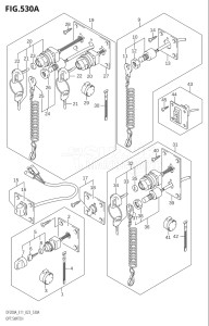 17503Z-140001 (2021) 175hp E11 E40-Gen. Export 1-and 2 (DF175AZ) DF175AZ drawing OPT:SWITCH (020,021)