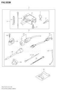 00801F-410001 (2014) 8hp P03-U.S.A (DF8A) DF8A drawing OPT:ELECTRICAL (MANUAL STARTER) (M-STARTER:DF9.9A:P03)