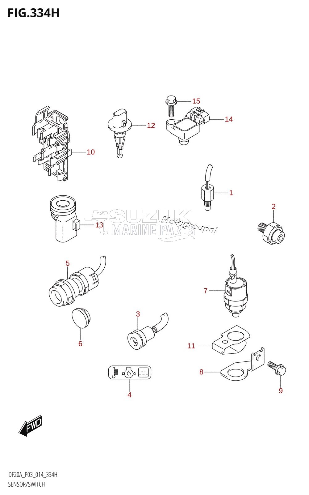 SENSOR /​ SWITCH (DF20A:P03)