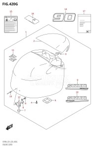 DF90A From 09003F-140001 (E11 E40)  2021 drawing ENGINE COVER (DF90A:E01)