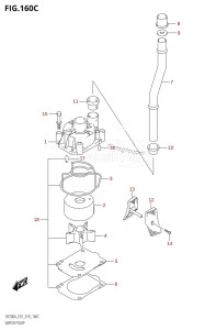 DF200A From 20003F-910001 (E01 E40)  2019 drawing WATER PUMP (DF200AZ:E01)