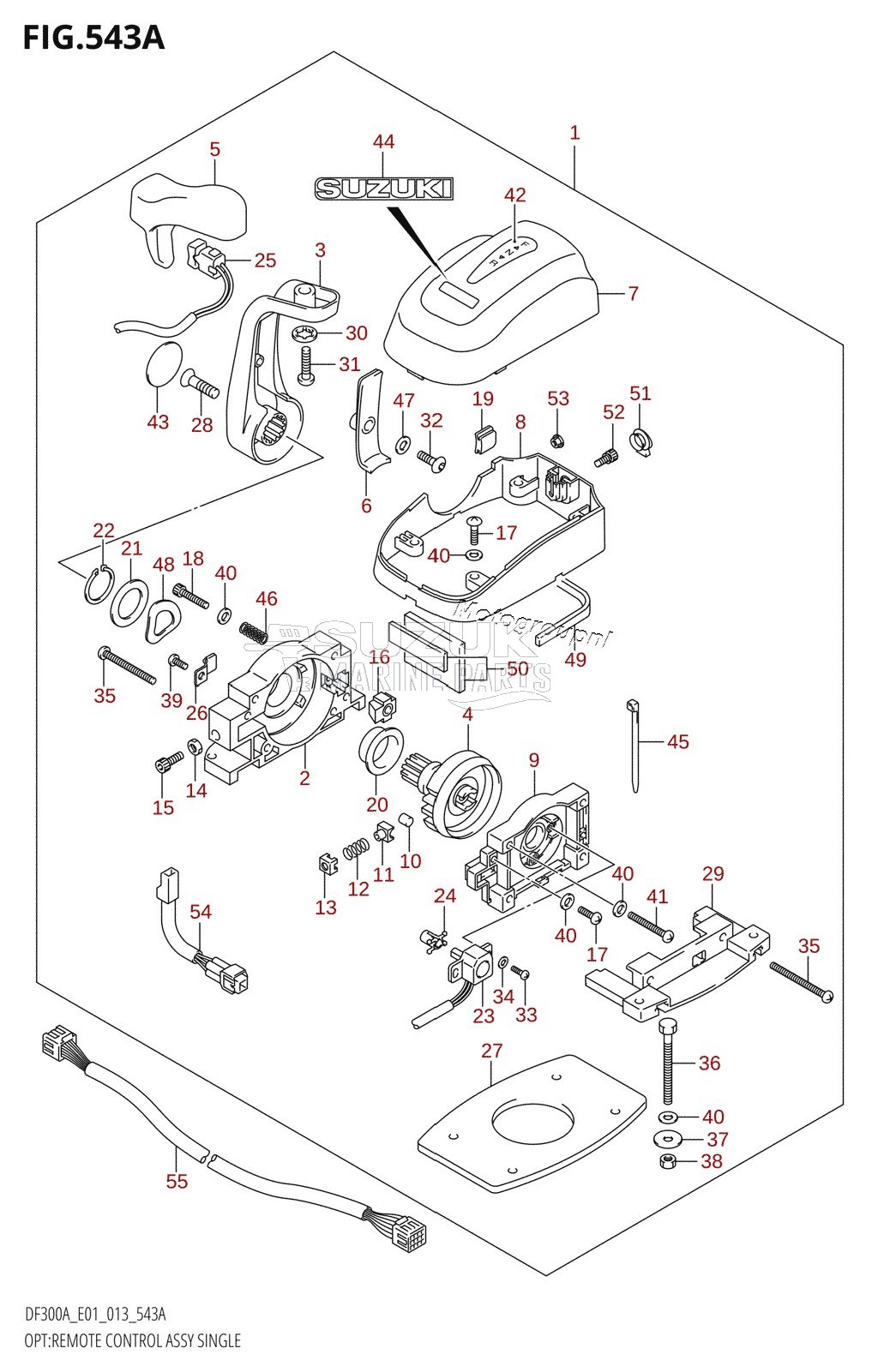 OPT:REMOTE CONTROL ASSY SINGLE