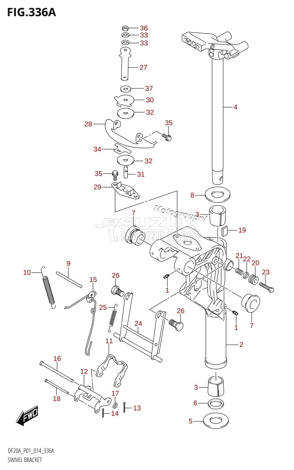 SWIVEL BRACKET (DF9.9B:P01)