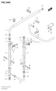 DF250Z From 25003Z-610001 (E40)  2016 drawing FUEL INJECTOR (DF200Z:E01)