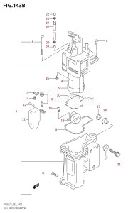 DF70 From 07001F-780001 (E03)  2007 drawing FUEL VAPOR SEPARATOR (X,Y)