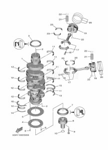 XF375NSA-2019 drawing CRANKSHAFT--PISTON