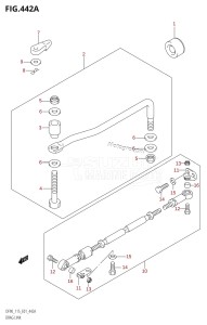 DF115T From 11501F-421001 (E01 E40)  2004 drawing DRAG LINK