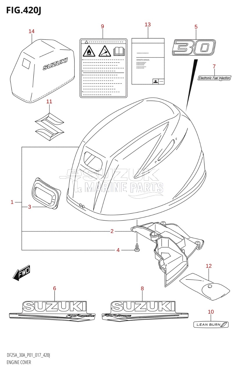 ENGINE COVER (DF30AQ:P01)