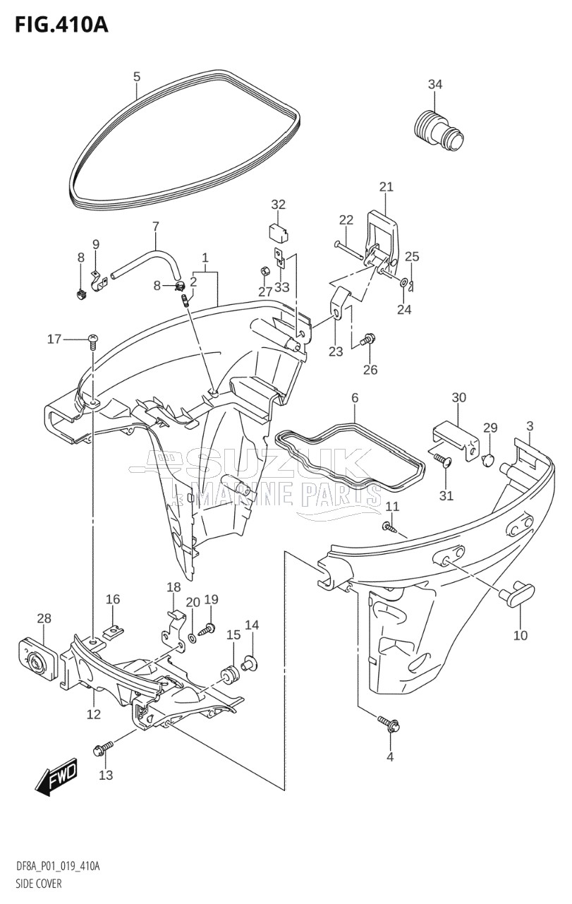 SIDE COVER (DF8A,DF9.9A)