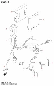 DF50A From 05003F-210001 (E01)  2012 drawing PTT SWITCH /​ ENGINE CONTROL UNIT (DF60ATH:E40)