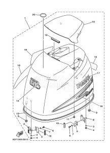 F100D drawing FAIRING-UPPER