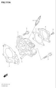 00252F-810001 (2018) 2.5hp P03-U.S.A (DF2.5) DF2.5 drawing CYLINDER HEAD