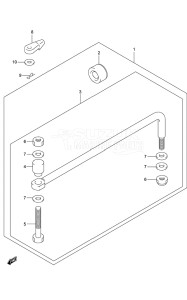 Outboard DF 225 drawing Drag Link