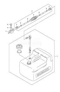 DF 9.9 drawing Fuel Tank