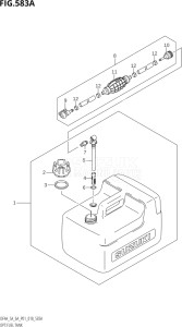 00403F-810001 (2018) 4hp P01-Gen. Export 1 (DF4A) DF4A drawing OPT:FUEL TANK (DF5A,DF6A)