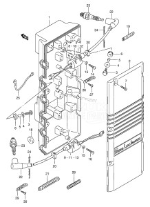 DT225 From 22501-030001 ()  2000 drawing IGNITION COIL DT150 /​ 175 /​ 200(T) (MODEL:89~00)(*)