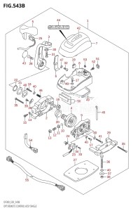 DF300 From 30002F-110001 (E03)  2011 drawing OPT:REMOTE CONTROL ASSY SINGLE (K8,K9,K10,011)