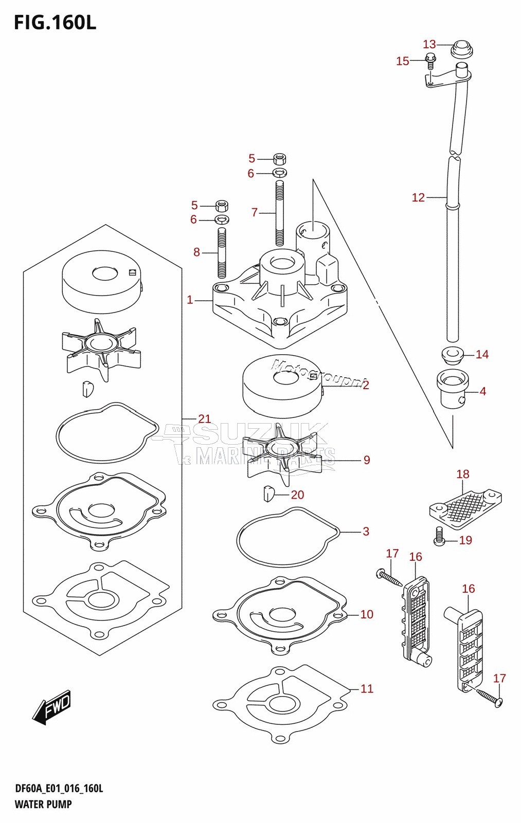 WATER PUMP (DF60ATH:E01)