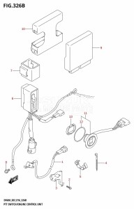 DF50A From 05004F-610001 (E03)  2016 drawing PTT SWITCH /​ ENGINE CONTROL UNIT (DF50A:E03)