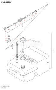 DF50 From 05001F-151001 (E01 E11)  2001 drawing FUEL TANK