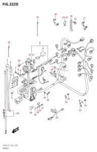 DF250Z From 25003Z-240001 (E11 E40)  2022 drawing HARNESS (DF250ST)