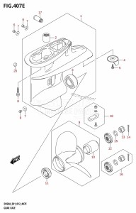 DF50A From 05003F-210001 (E01)  2012 drawing GEAR CASE (DF50ATH:E01)