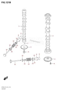 DF80A From 08002F-610001 (E01 E40)  2016 drawing CAMSHAFT (DF70A:E40)