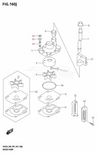 DF25A From 02504F-510001 (P01)  2015 drawing WATER PUMP (DF30AQ:P01)