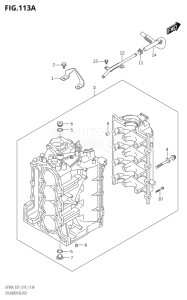 08002F-910001 (2019) 80hp E01 E40-Gen. Export 1 - Costa Rica (DF80A) DF80A drawing CYLINDER BLOCK