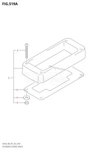 DF25A From 02504F-140001 (P01)  2021 drawing OPT:REMOTE CONTROL SPACER (DF25A,DF25AR,DF25AT:(022,023),DF25ATH,DF30A,DF30AR,DF30AT:(022,023),DF30ATH,DF30AQ)