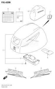 DF8A From 00801F-510001 (P03)  2015 drawing ENGINE COVER (DF8AR:P03)