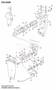 DF25A From 02504F-610001 (P01)  2016 drawing OPT:REMOTE CONTROL ASSY SINGLE (2) (DF30AT:P01)