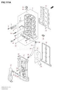 DF70A From 07003F-210001 (E03)  2012 drawing CYLINDER HEAD