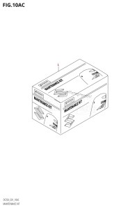 DF225Z From 22503Z-110001 (E01 E40)  2011 drawing MAINTENANCE KIT (DF250T:E01:K10)